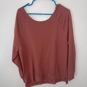PINK off the shoulder sweatshirt